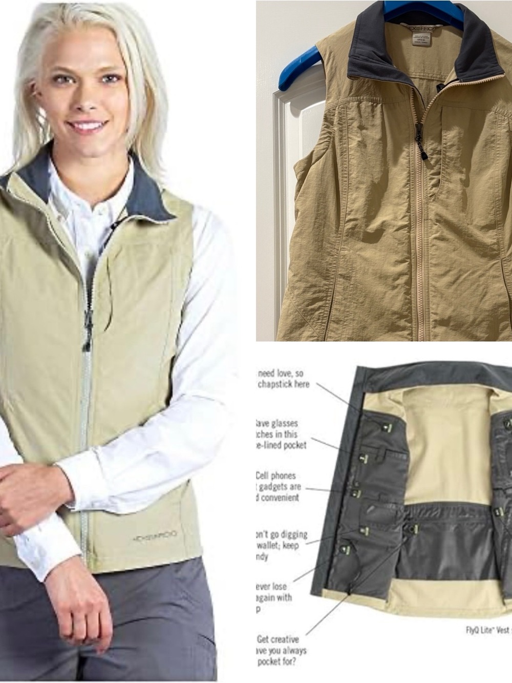 Exofficio Khaki Safari Vest